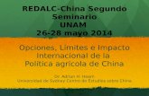 Opciones , Límites e Impacto Internacional de la  Política agrícola de China
