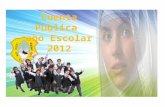 Cuenta Pública  año Escolar 2012