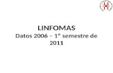 LINFOMAS Datos 2006 – 1º semestre de 2011