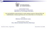 Tesista: Mónica Goncalves Losa Asesora titular y tutora: Dra. María Soledad Ramírez Montoya