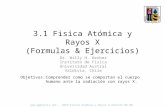 3.1 Fisica Atómica y Rayos X (Formulas & Ejercicios)
