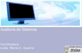 Auditoría de Sistemas Facilitadora:  Lcda. María C. Guerra