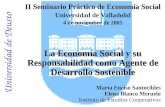 II Seminario Práctico de Economía Social Universidad de Valladolid 4 de noviembre de 2005