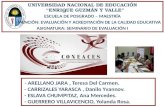 UNIVERSIDAD NACIONAL DE EDUCACIÓN  “ENRIQUE GUZMÁN Y VALLE” ESCUELA DE POSGRADO – MAESTRÍA