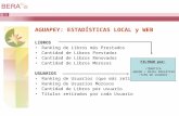AGUAPEY: ESTADÍSTICAS LOCAL y WEB LIBROS Ranking de Libros más Prestados