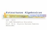 Estructuras Algebraicas