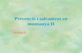 Prevenció i salvament en muntanya II