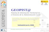 GEOPIST@ Sistema de Información Territorial en el Entorno de la Administración Local