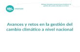 Diálogo Intergubernamental para fortalecer la gestión del cambio climático en el Perú
