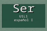 Ser U1L1 español I
