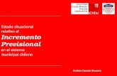 Estado situacional relativo al Incremento Previsional en el sistema  municipal chileno