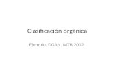 Clasificación orgánica