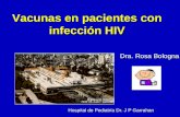 Vacunas en pacientes con infección HIV