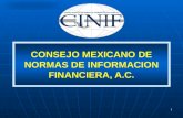 CONSEJO MEXICANO DE NORMAS DE INFORMACION FINANCIERA, A.C.