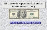 El Costo de Oportunidad en las inversiones (COK)