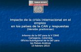 Informe de la OIT para la V CRAE Cartagena, Colombia Oficina Subregional de la OIT para