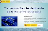 Transposición e implantación de la Directiva en España