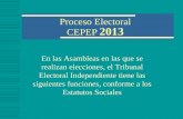 Proceso Electoral CEPEP  2013