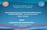 Dirección General  de los  Registros del Paraguay