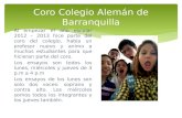 Coro  C olegio  A lemán de Barranquilla