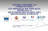 LUCHA CONTRA LA  CORRUPCIÓN: