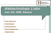 Les 10: XML basics