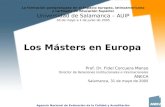 Los Másters en Europa