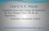 Club O. H. A . Macabi