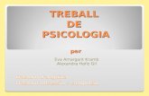 TREBALL  DE  PSICOLOGIA per