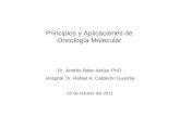 Principios y Aplicaciones de Oncología Molecular
