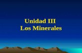 Unidad III  Los Minerales