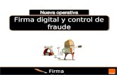 Firma digital y control de fraude