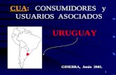 CUA :  CONSUMIDORES   y  USUARIOS  ASOCIADOS