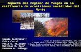 Impacto del régimen de fuegos en la resiliencia de ecosistemas semiáridos del Monte