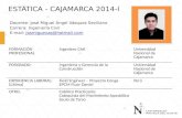 ESTÁTICA - Cajamarca 2014-I