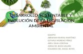 DESARROLLO SUSTENTABLE Y EVOLUCIÓN DE LA LEGISLACION AMBIENTAL