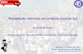 Trobada de referents del projecte EduCat 1x1 Districte de Gràcia