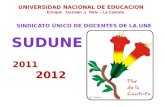 UNIVERSIDAD  NACIONAL DE  EDUCACION E nrique   Guzmán  y  Valle – La Cantuta