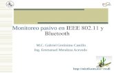 Monitoreo pasivo en  IEEE 802.11 y Bluetooth