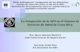 Dra. Rocío Sánchez Montero Caja Costarricense de Seguro Social San José, Costa Rica