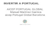 AICEP PORTUGAL GLOBAL    Manuel Martínez Garnica  aicep Portugal Global Barcelona