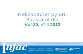 Helicobacter pylori: Puesta al día Vol 20, nº 4 2012