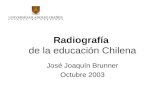 Radiografía  de la educación Chilena