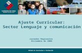 Ajuste Curricular: Sector Lenguaje y comunicación Jornadas Regionales  Diciembre de 2008