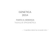 GENETICA 2014