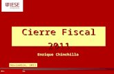 Cierre Fiscal 2011