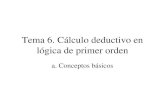 Tema 6. Cálculo deductivo en lógica de primer orden