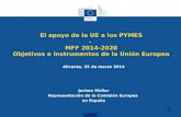 El apoyo de la UE a los PYMES -  MFF 2014-2020 Objetivos e Instrumentos de la Unión Europea