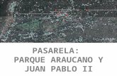 PASARELA:  PARQUE ARAUCANO Y JUAN PABLO II