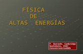 FÍSICA  DE   ALTAS  ENERGÍAS